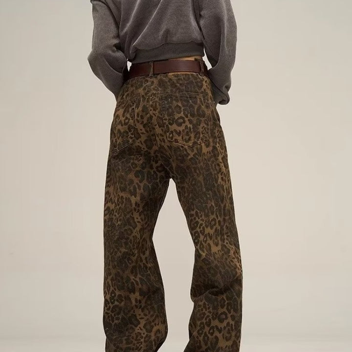 BellesTrove™️ Leopard Print Jeans