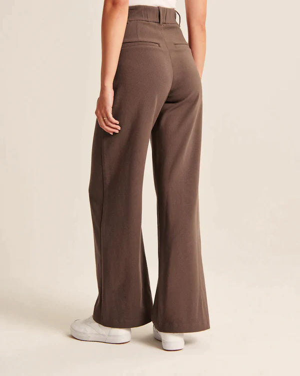 BellesTrove™ Wide Leg Tailored Pants