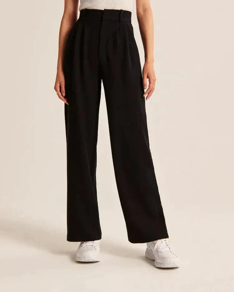 BellesTrove™ Wide Leg Tailored Pants