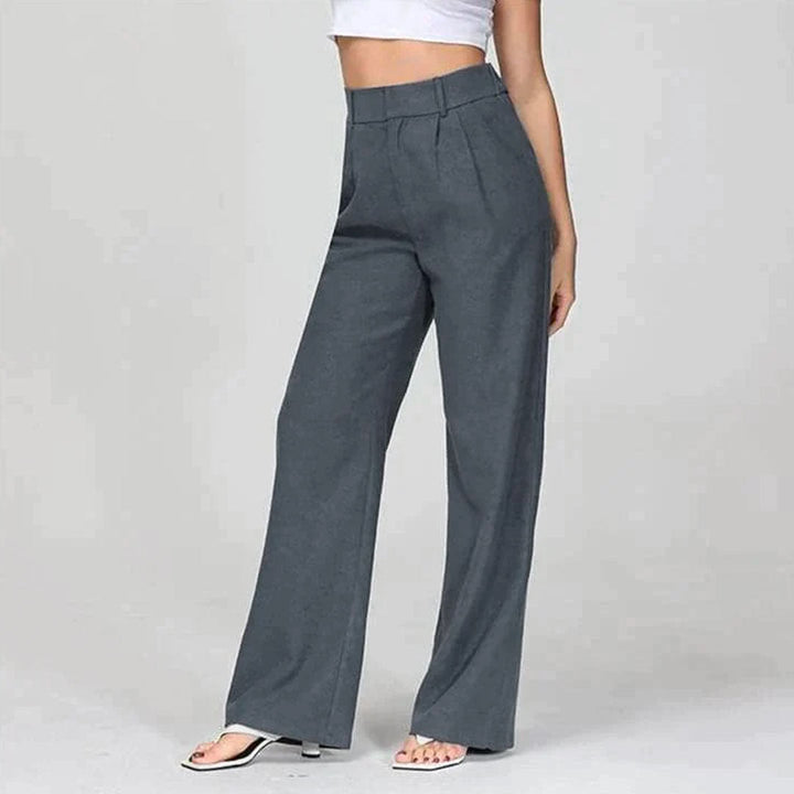 BellesTrove™ Wide Leg Tailored Pants