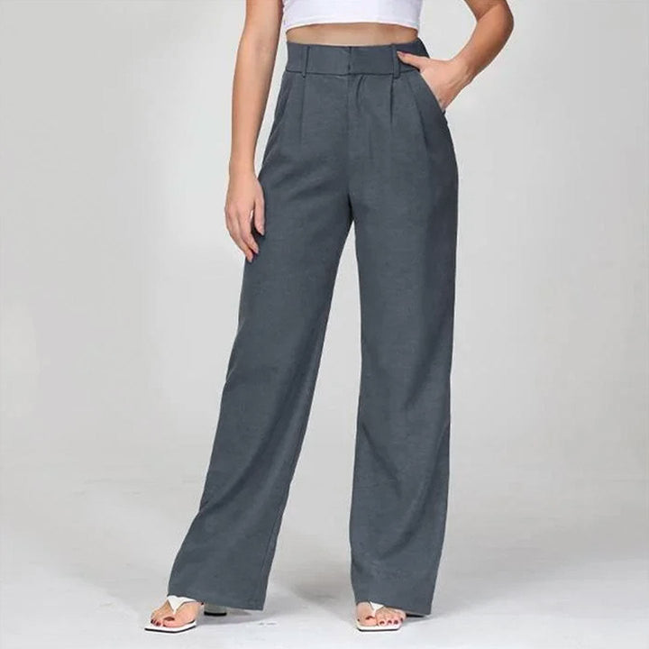 BellesTrove™ Wide Leg Tailored Pants